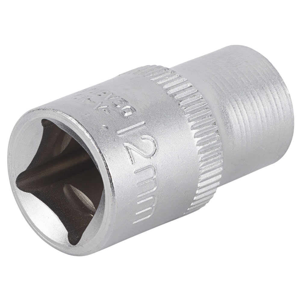 Насадка шестигранная Sigma CrV mid короткая 1/2" 12 мм