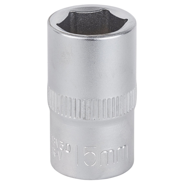 Насадка шестигранная Sigma CrV mid короткая 1/2" 15 мм