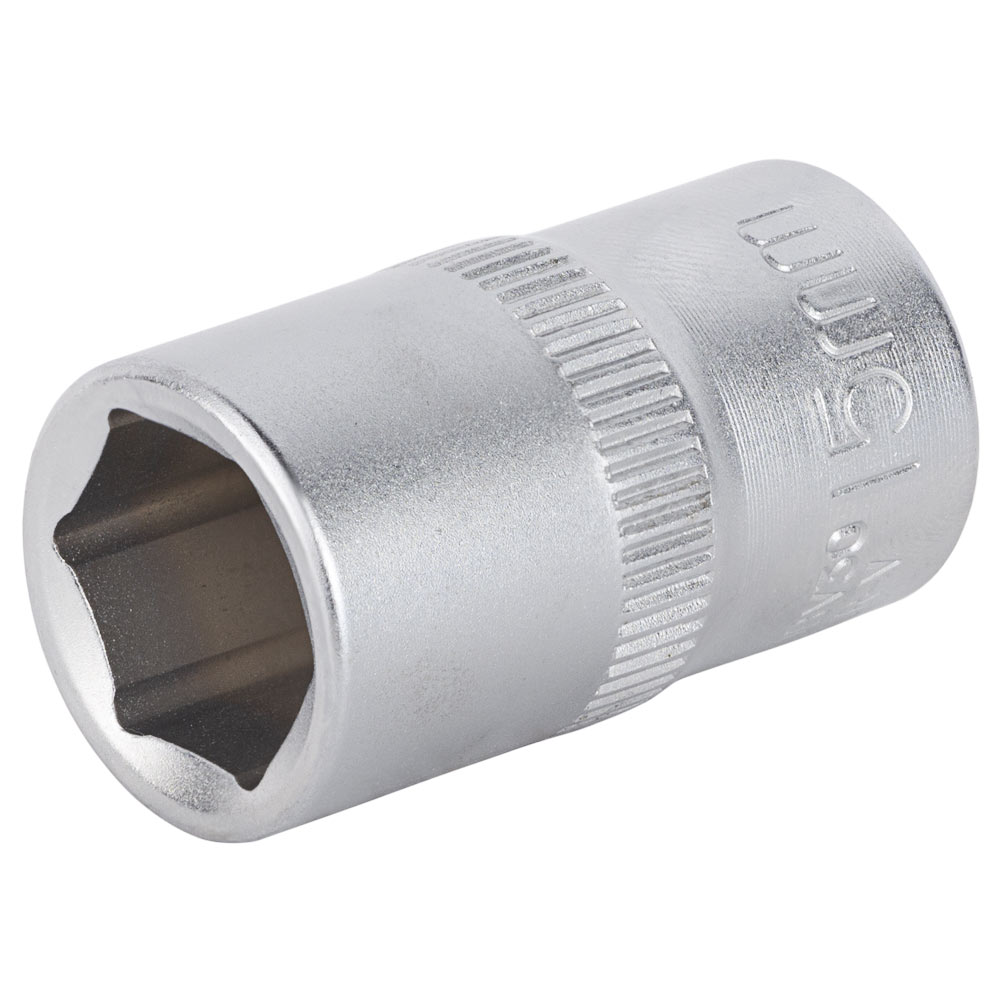 Насадка шестигранна Sigma CrV mid коротка 1/2" 15 мм