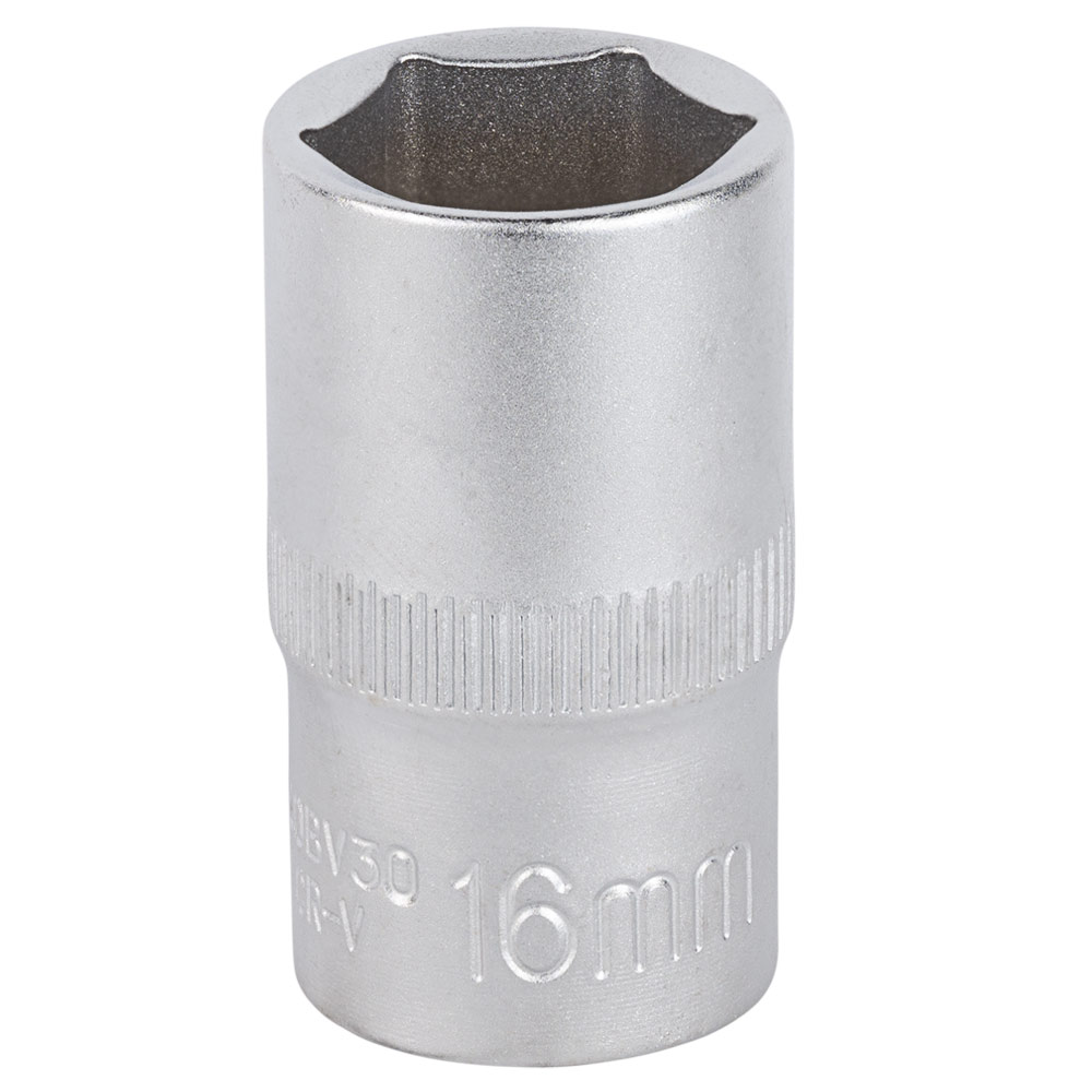 Насадка шестигранна Sigma CrV mid коротка 1/2" 16 мм