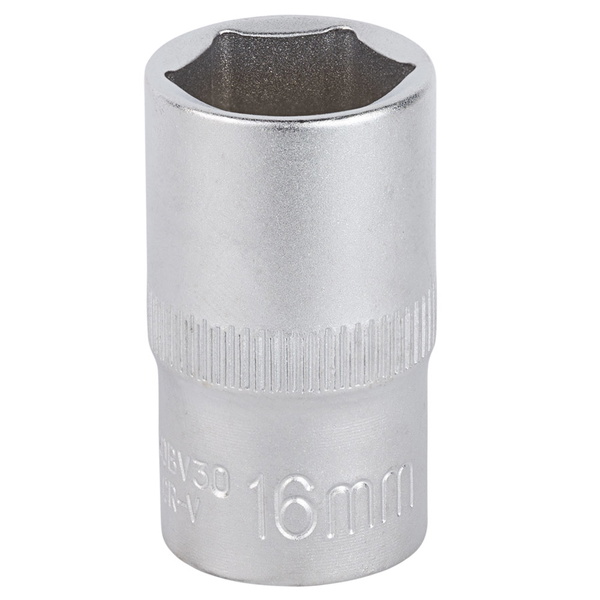 Насадка шестигранная Sigma CrV mid короткая 1/2" 16 мм
