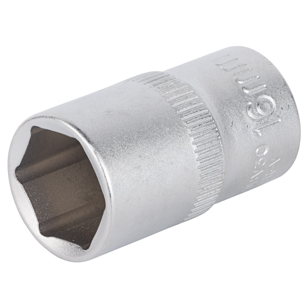 Насадка шестигранна Sigma CrV mid коротка 1/2" 16 мм