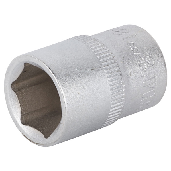 Насадка шестигранная Sigma CrV mid короткая 1/2" 18 мм
