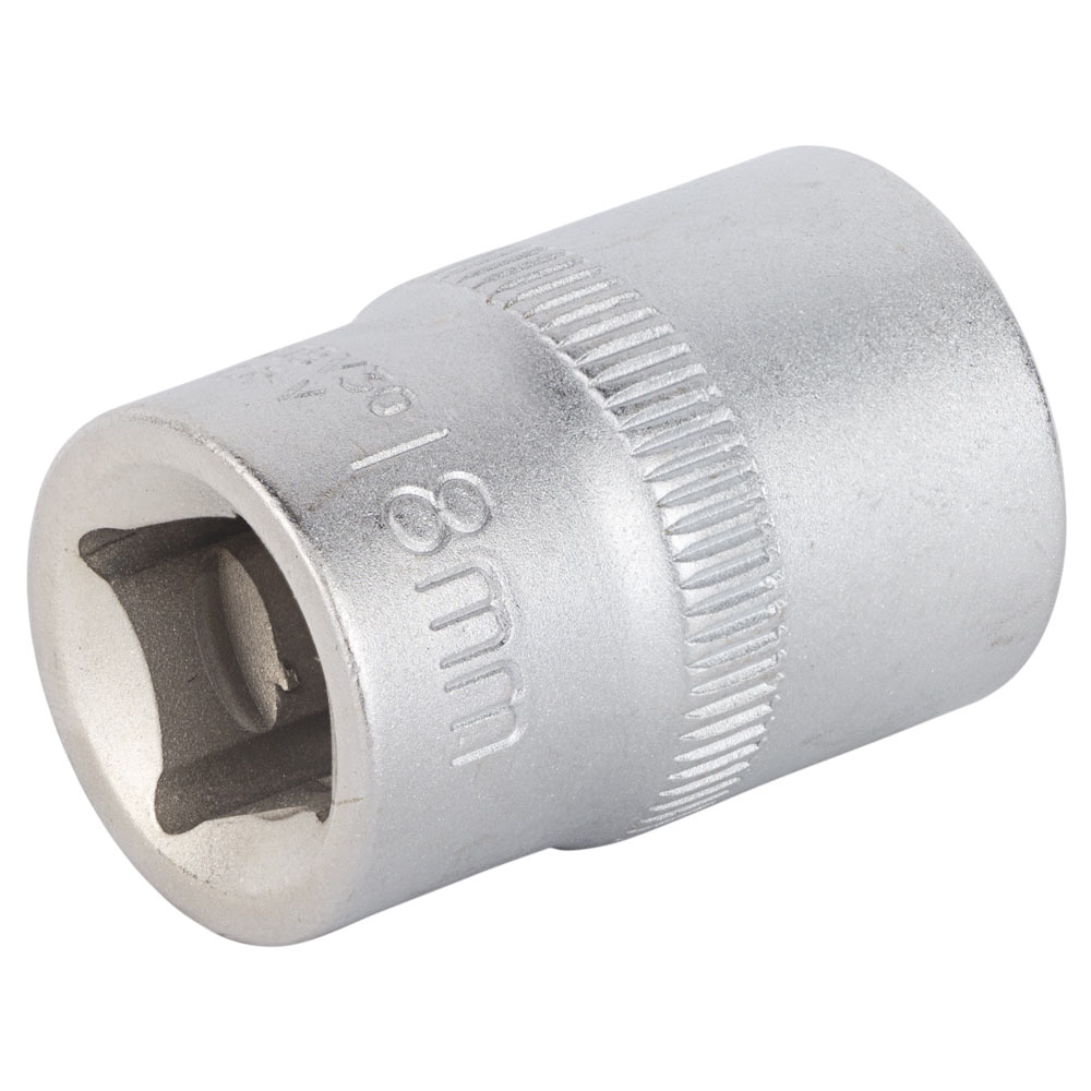 Насадка шестигранна Sigma CrV mid коротка 1/2" 18 мм