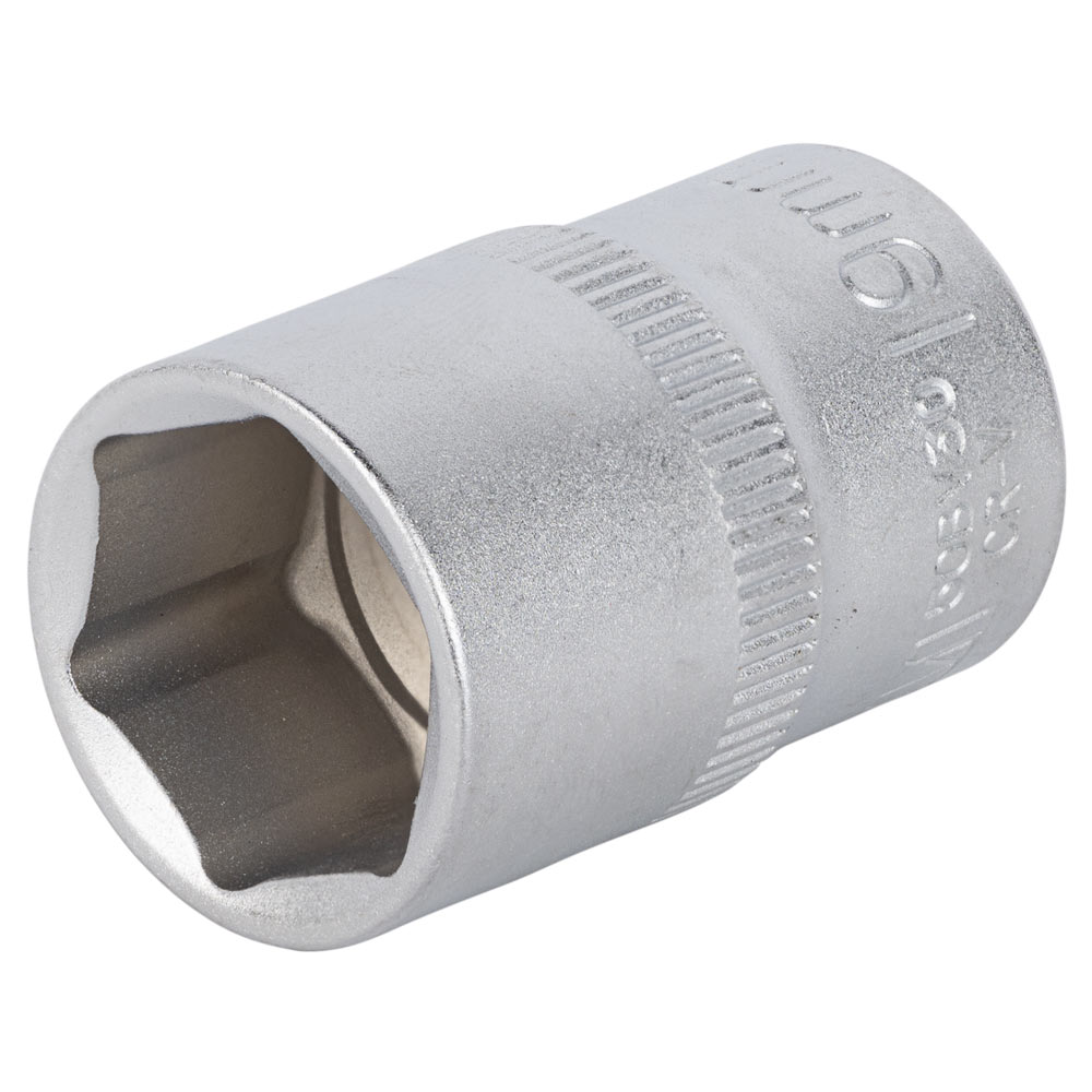 Насадка шестигранна Sigma CrV mid коротка 1/2" 19 мм