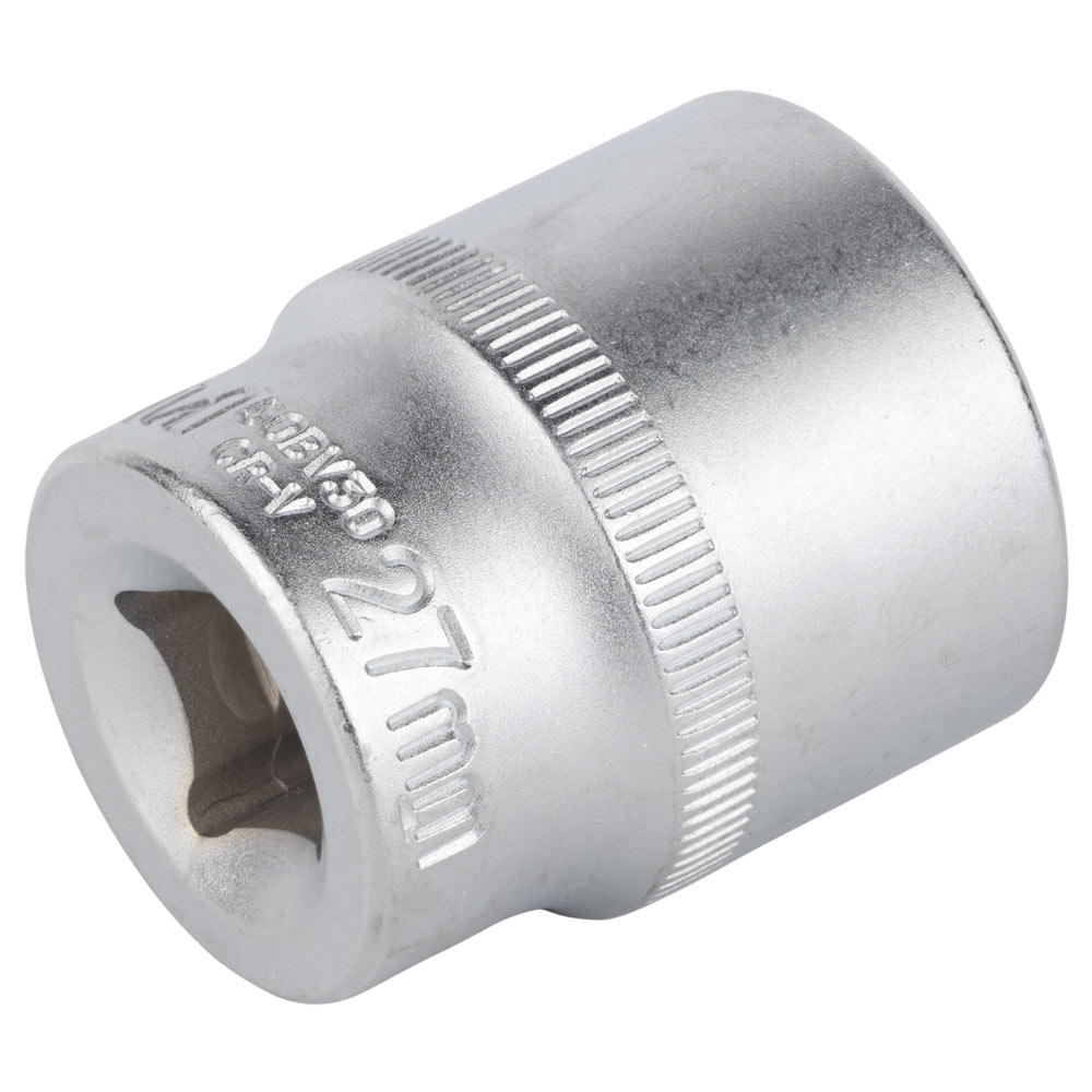 Насадка шестигранная Sigma CrV mid короткая 1/2" 27 мм