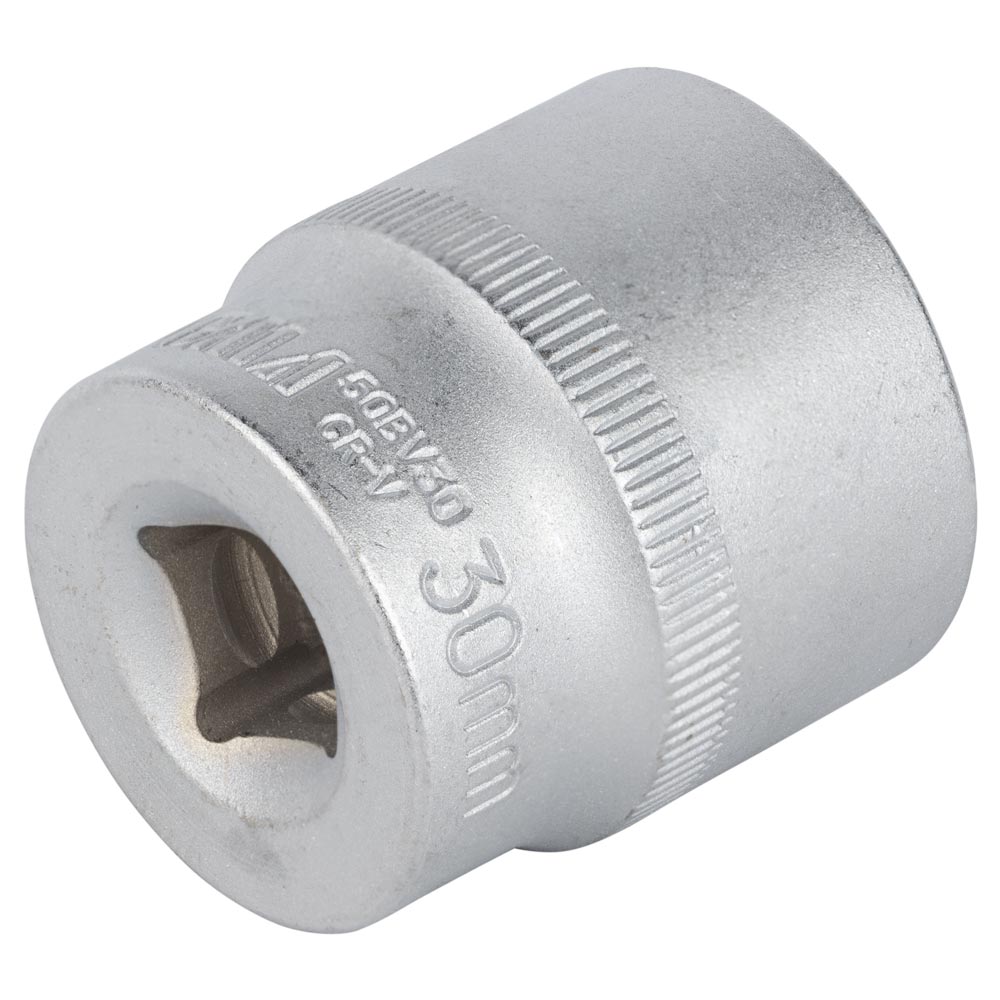 Насадка шестигранна Sigma CrV mid коротка 1/2" 30 мм