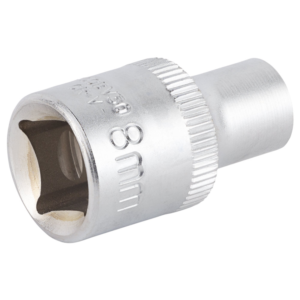 Насадка шестигранная Sigma CrV mid короткая 1/2" 8 мм