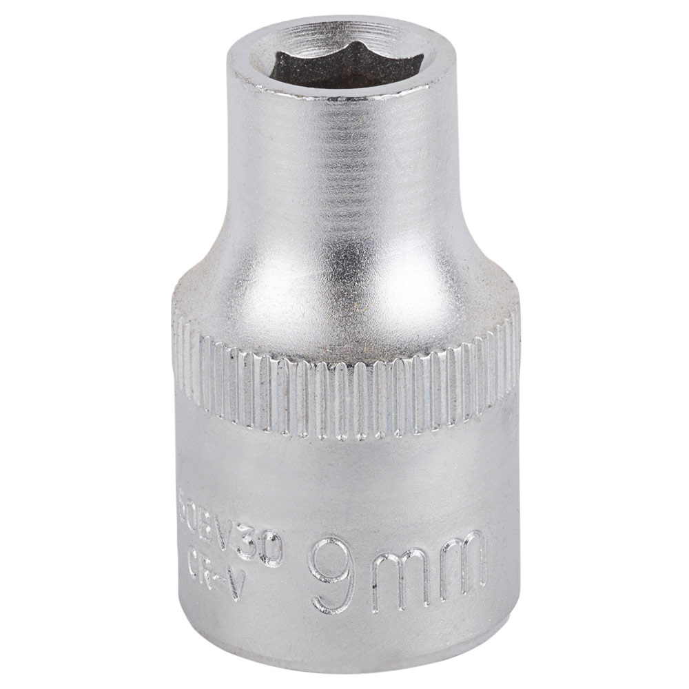 Насадка шестигранна Sigma CrV mid коротка 1/2" 9 мм