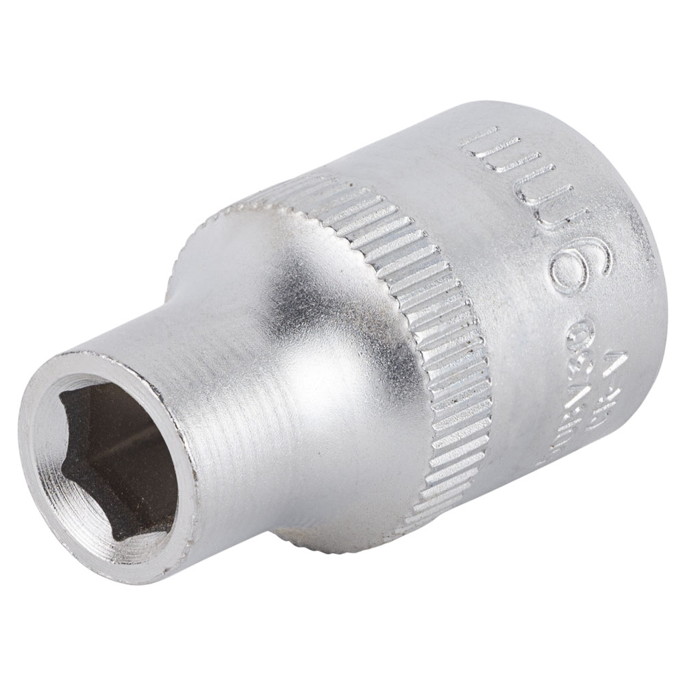 Насадка шестигранна Sigma CrV mid коротка 1/2" 9 мм