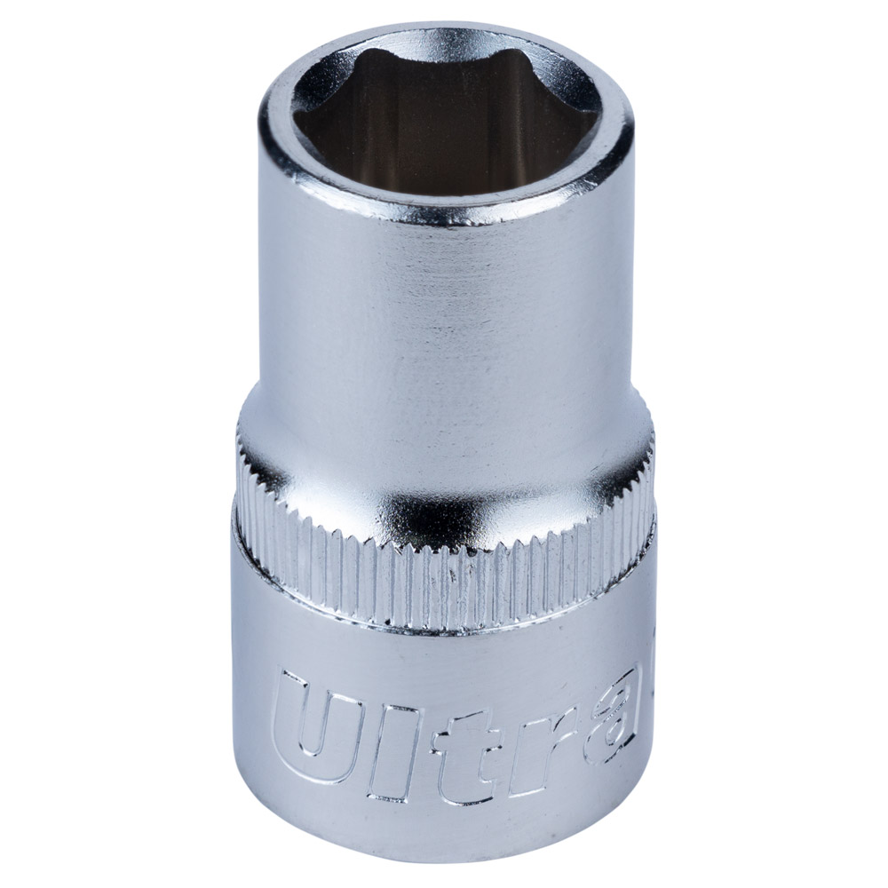 Насадка шестигранна Ultra CrV коротка 1/2" 13 мм