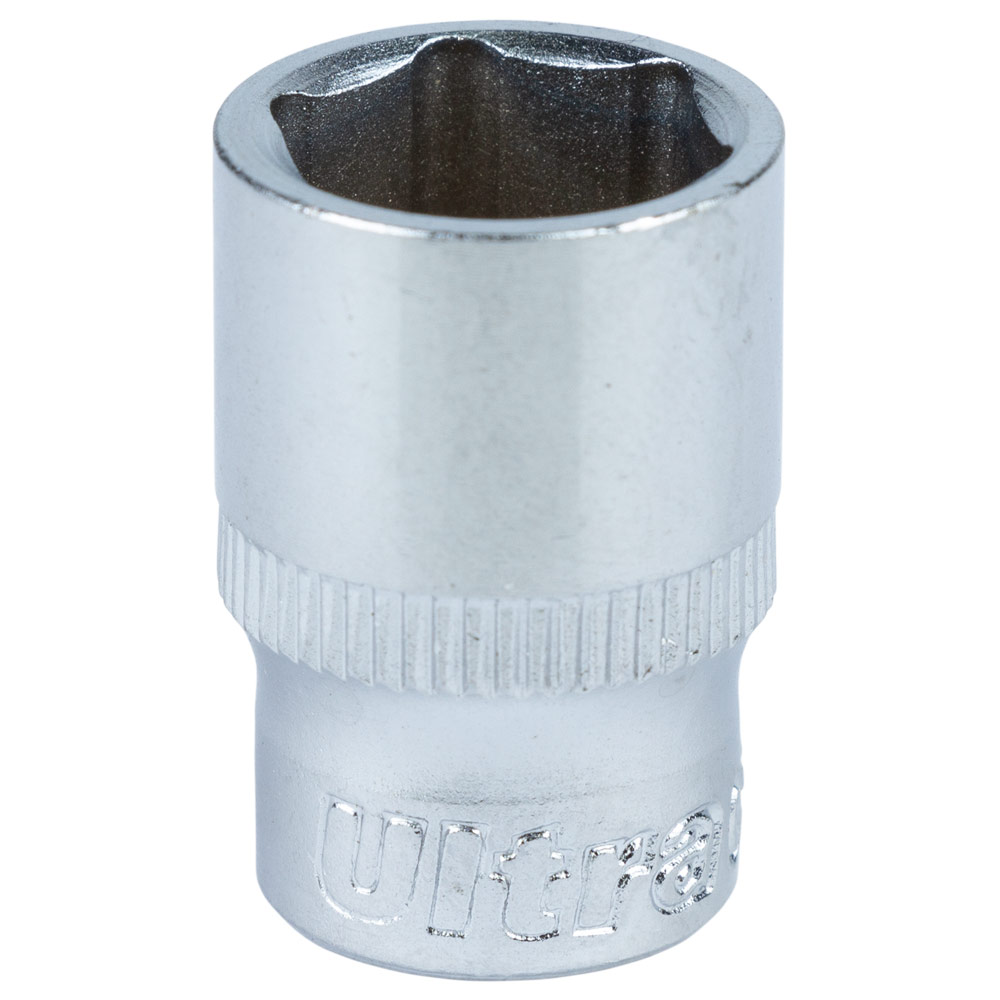 Насадка шестигранна Ultra CrV коротка 1/4" 12 мм