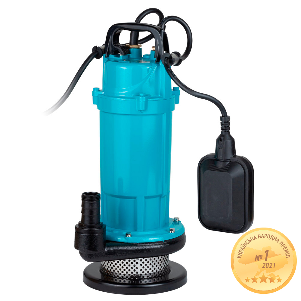 Насос Aquatica дренажний 0.37кВт Hmax 16 м Qmax 150л/хв QDX1.5-16-0.37A