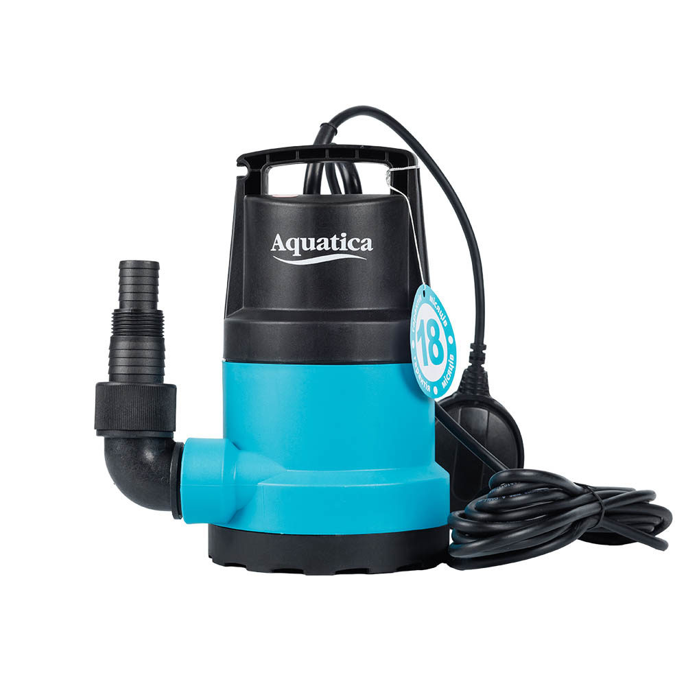 Насос Aquatica дренажний садовий 0.45кВт Hmax 8 м Qmax 150л/хв (част. до 5 мм)