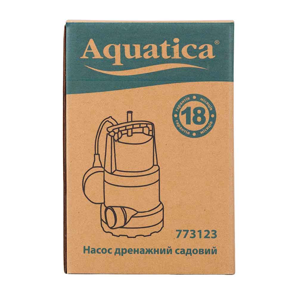 Насос Aquatica дренажний садовий 0.45кВт Hmax 8 м Qmax 150л/хв (част. до 5 мм)