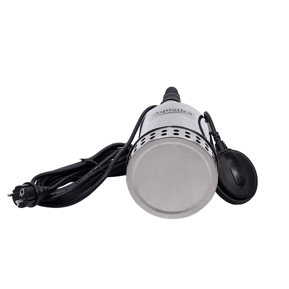 Насос Aquatica дренажний садовий 0.4кВт Hmax 7 м Qmax 130л/хв (част. до 5 мм, нерж)