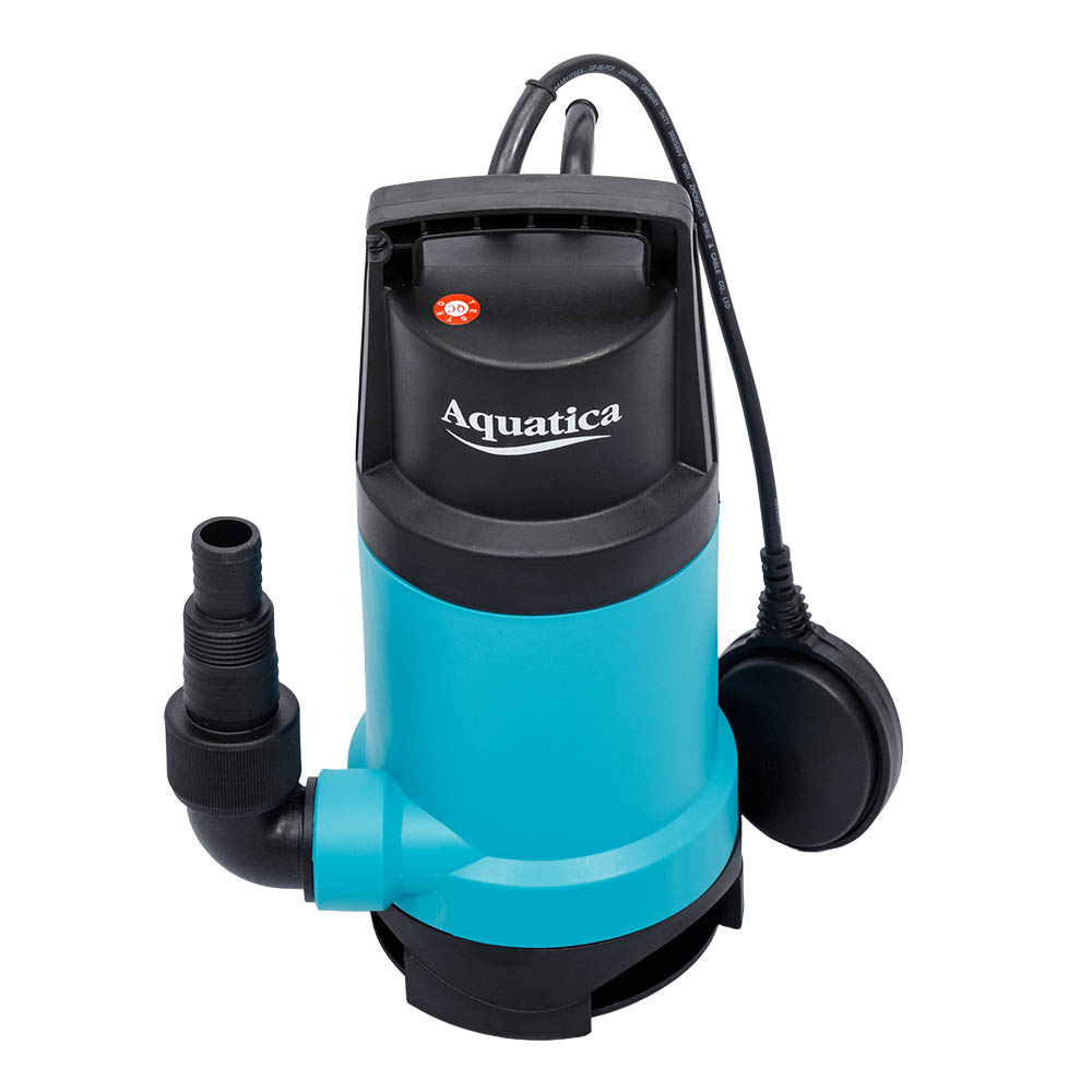 Насос Aquatica дренажний садовий 0.55кВт Hmax 8 м Qmax 180л/хв (част. до 30 мм)