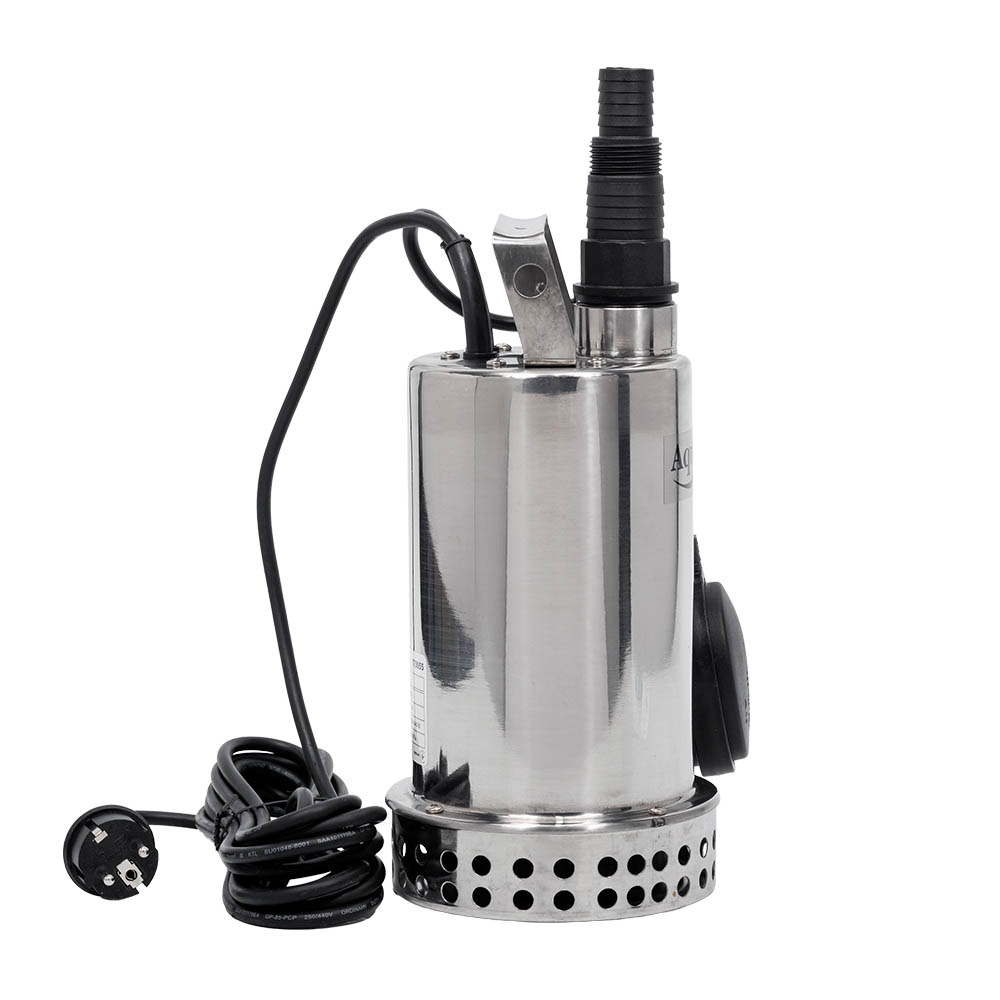 Насос Aquatica дренажний садовий 0.75кВт Hmax 8 м Qmax 180л/хв (част. до 5 мм, нерж)