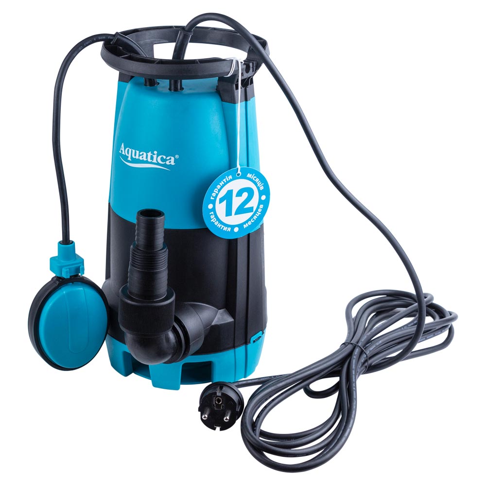 Насос Aquatica дренажний садовий 3в1 0.5кВт Hmax 6.1 м Qmax 210л/хв XKJa500E