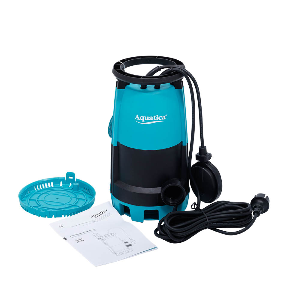 Насос Aquatica дренажний садовий 3в1 0.75кВт Hmax 8.5 м Qmax 290л/хв XKJa750E