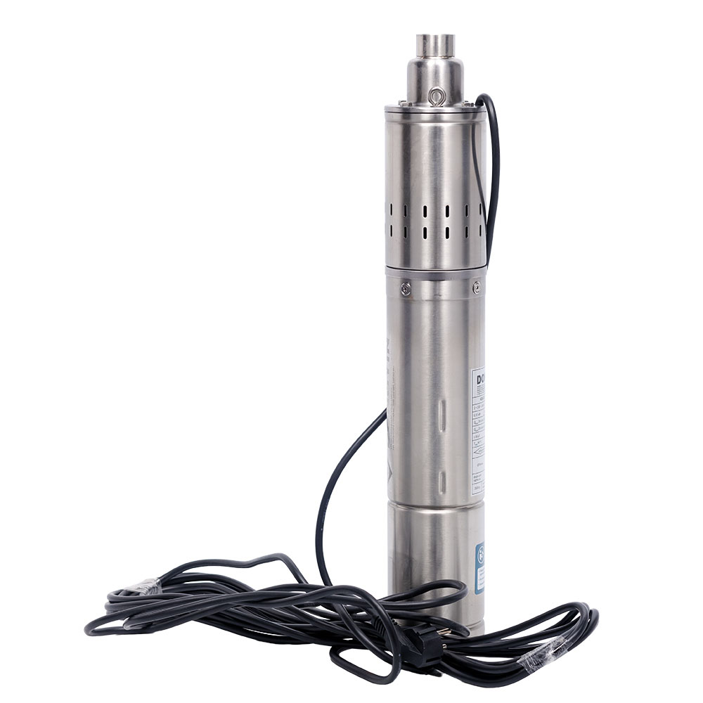 Насос Dongyin шнековий свердловинний 0.5кВт H 107(34) м Q 40(30)л/хв Ø96 мм (Нержавіюча сталь) 4QGD1.8-50-0.5