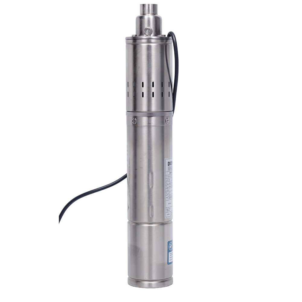 Насос Dongyin шнековый скважинный 0.75кВт H 170(107) м Q 35(20)л/мин Ø96 мм (Нержавеющая сталь) 4QGD1.2-100-0.75