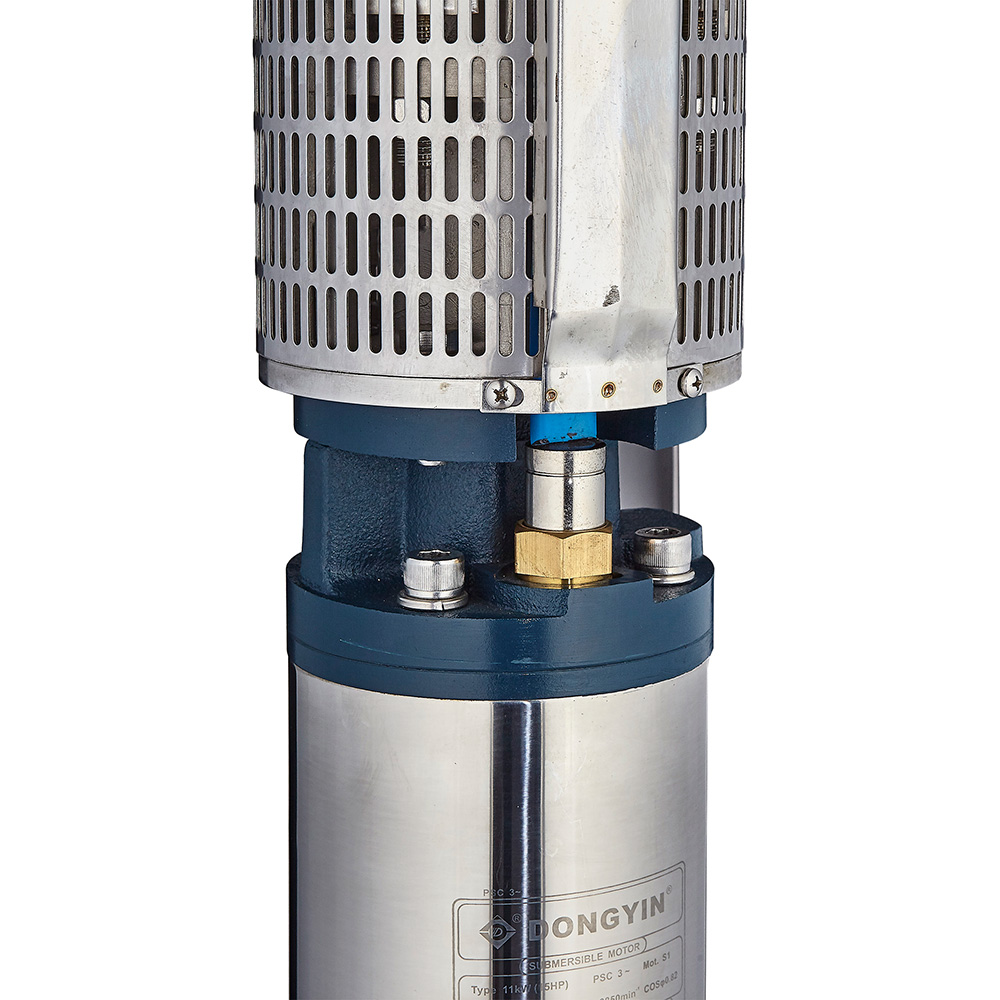 Насос Dongyin відцентровий 380В 30кВт H 149(90) м Q 2000(1500)л/хв Ø203 мм колеса нержавіюча сталь + пульт (з 3х Частин) 8SP95-7