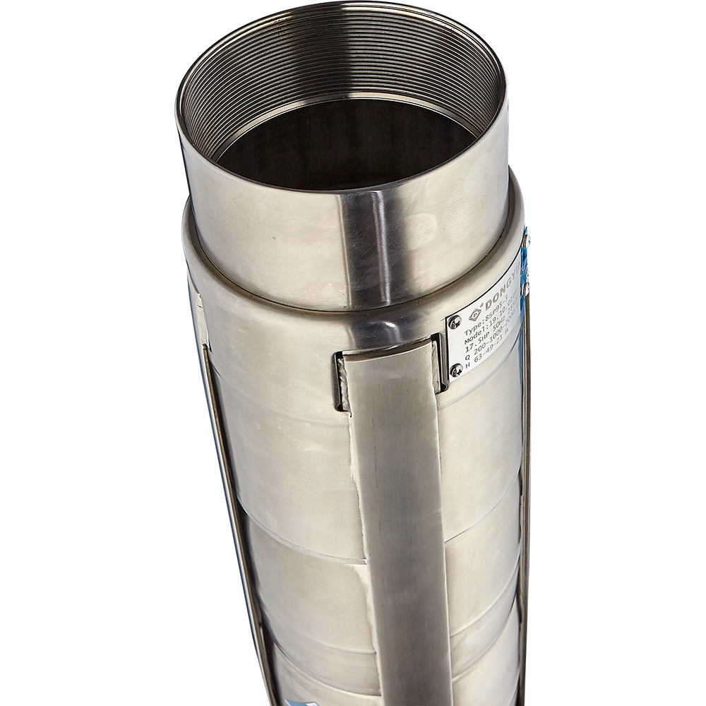 Насос Dongyin відцентровий 380В 30кВт H 149(90) м Q 2000(1500)л/хв Ø203 мм колеса нержавіюча сталь + пульт (з 3х Частин) 8SP95-7