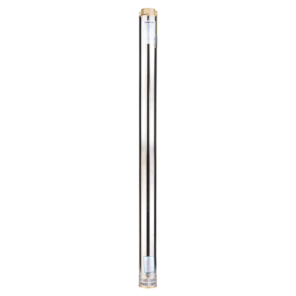 Насос Dongyin центробежный 380В 4.0кВт H 126(70) м Q 270(200)л/мин Ø102 мм (из 3-х частей) 4SD12/20