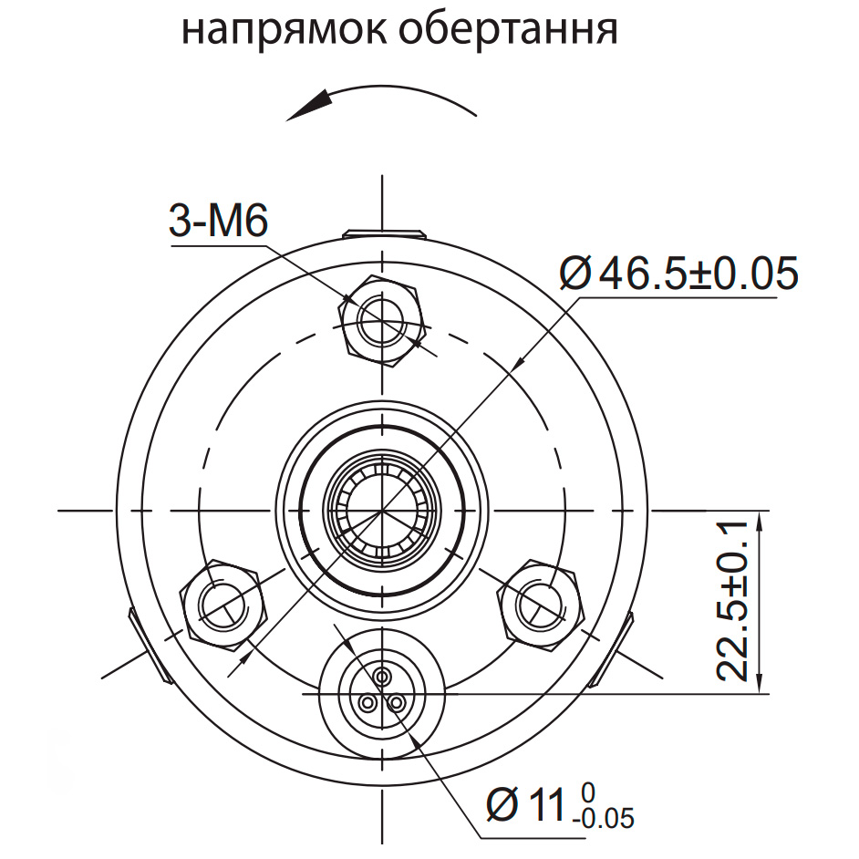 Насос Dongyin відцентровий свердловинний 0.18кВт H 30(23) м Q 45(30) л/хв Ø80 мм 20 м кабелю 3SEm1.8/7