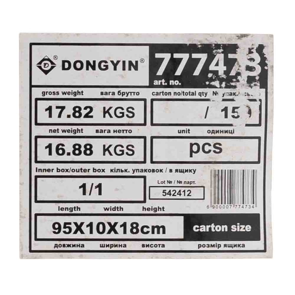 Насос Dongyin відцентровий свердловинний 0.37кВт H 44(33) м Q 100(60) л/хв Ø102 мм (кабель 25 м) 4SEm4/6