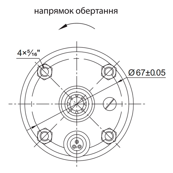 Насос Dongyin відцентровий свердловинний 0.37кВт H 45(36) м Q 80(50)л/хв Ø94 мм 3.5SDm3/8