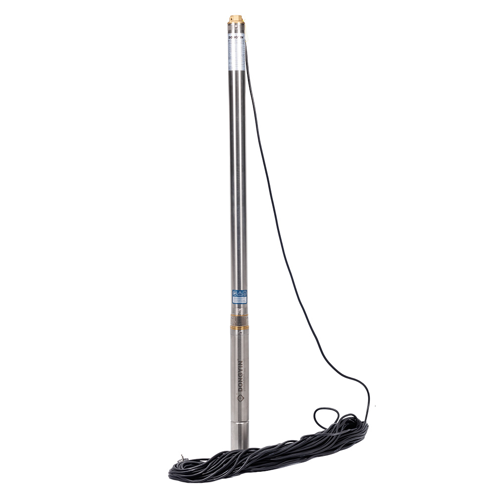 Насос Dongyin відцентровий свердловинний 0.55кВт H 85(55) м Q 40(25)л/хв Ø66 мм (кабель 45 м) 2.5SEm1.8/31