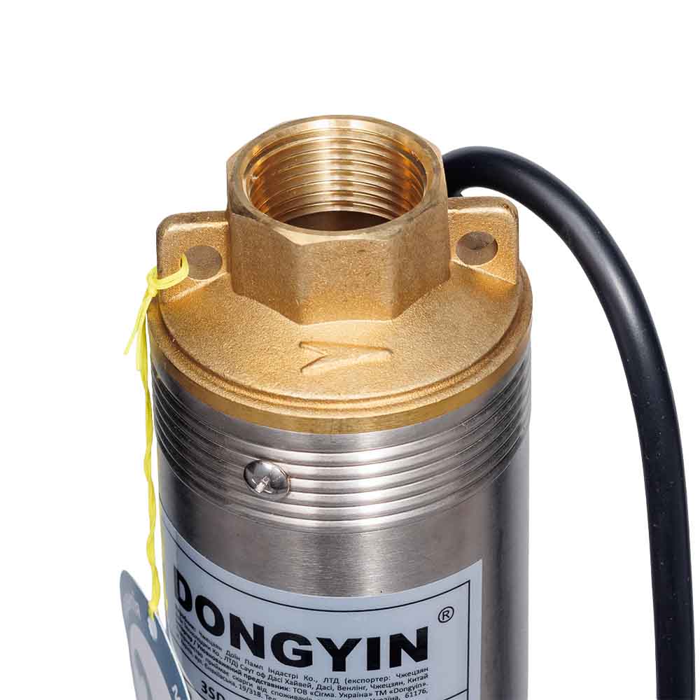 Насос Dongyin відцентровий свердловинний 1.1кВт H 77(57) м Q 90(60)л/хв Ø80 мм 3SDm3.5/20