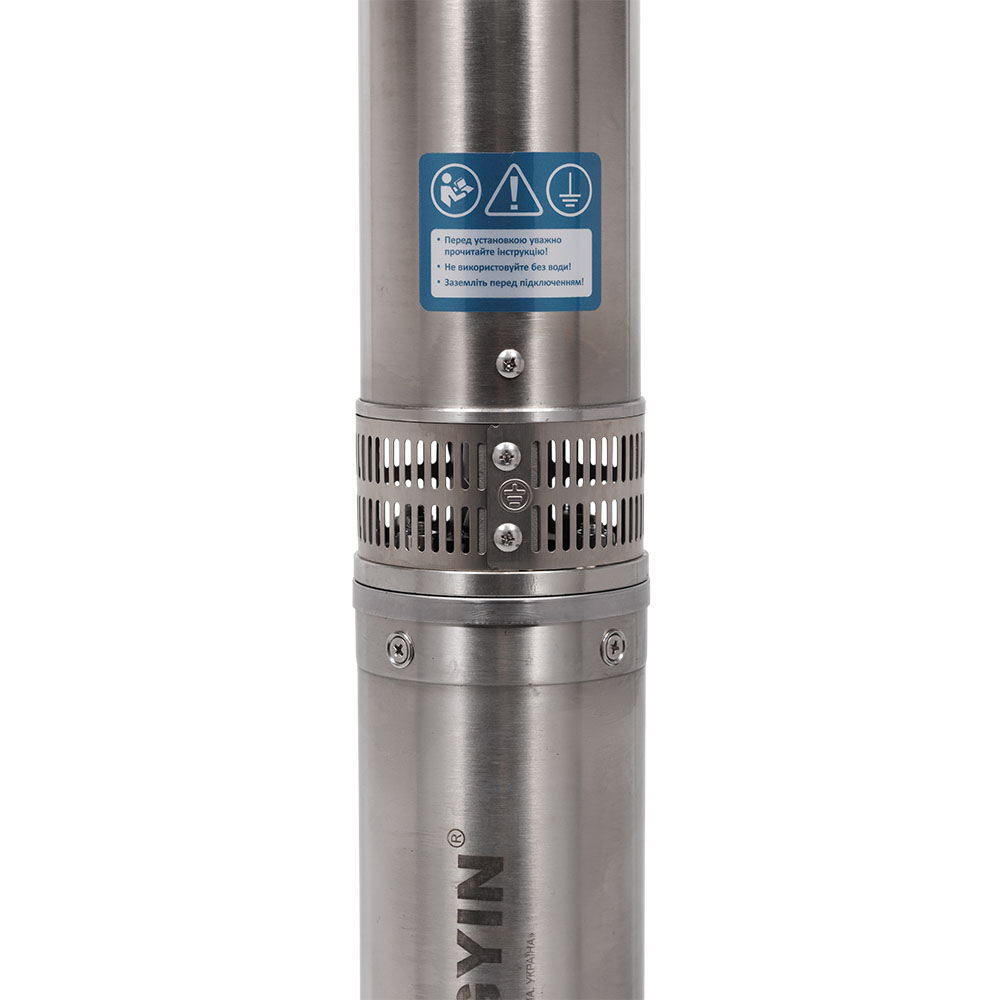 Насос Dongyin відцентровий свердловинний 1.1кВт H 87(66) м Q 100(60)л/хв Ø102 мм (кабель 45 м) 4SEm4/12