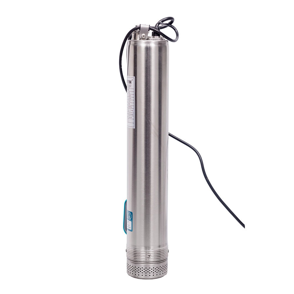 Насос Dongyin з нижнім забором води 0.37кВт H 42(30) м Q 55(33)л/хв Ø100 мм + поплавок 4SNM2/6