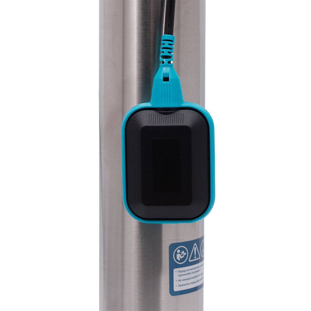 Насос Dongyin с нижним забором воды 0.55кВт H 36(27) м Q 100(66)л/мин Ø100 мм + поплавок 4SNM4/4