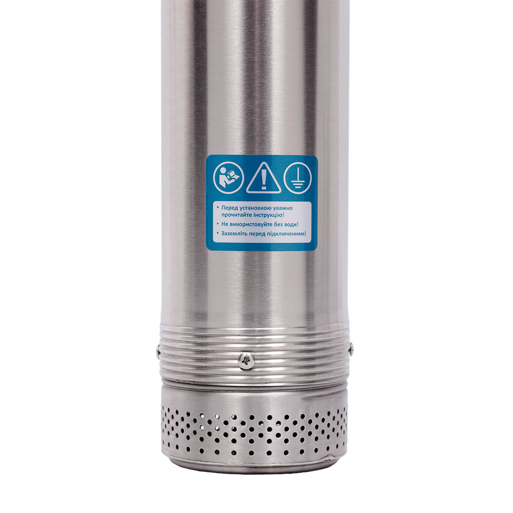 Насос Dongyin с нижним забором воды 0.75кВт H 71(52) м Q 55(33)л/мин Ø100 мм + поплавок 4SNM2/10