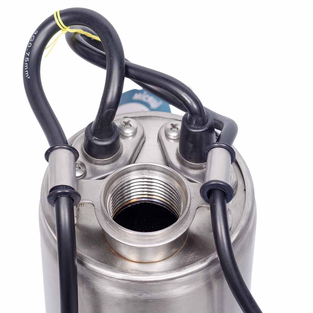 Насос Dongyin з нижнім забором води 0.55кВт H 57(40) м Q 55(33)л/хв Ø100 мм + поплавок 4SNM2/8