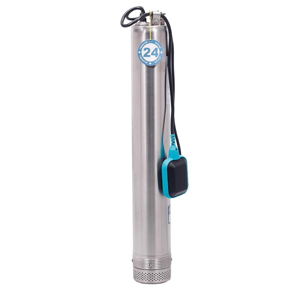 Насос Dongyin з нижнім забором води 0.75кВт H 53(39) м Q 100(66)л/хв Ø100 мм + поплавок 4SNM4/6