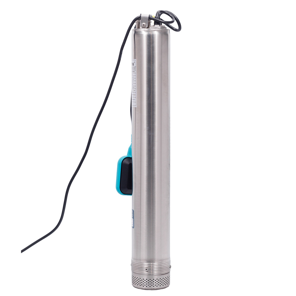 Насос Dongyin з нижнім забором води 0.75кВт H 53(39) м Q 100(66)л/хв Ø100 мм + поплавок 4SNM4/6