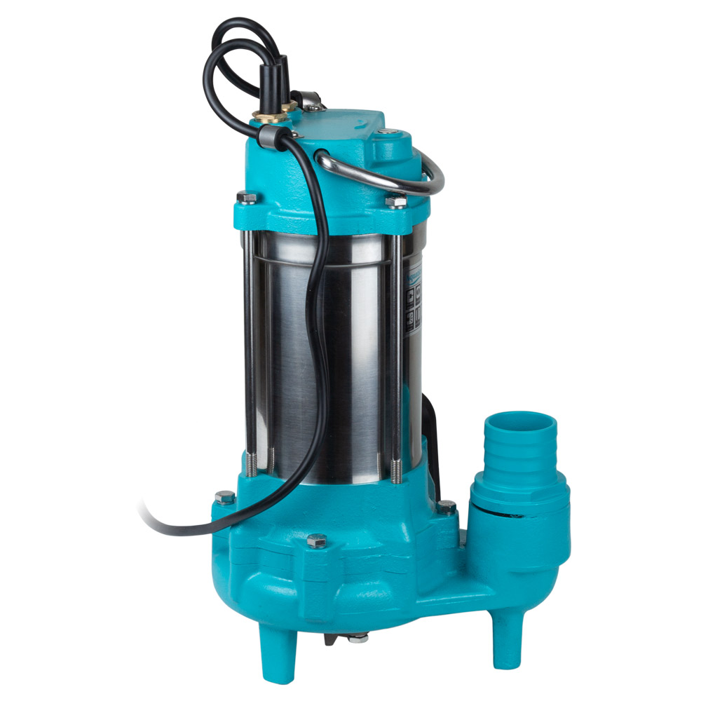 Насос канализационный Aquatica 0.75кВт Hmax 12 м Qmax 225л/мин с ножом (нержавеющая сталь)