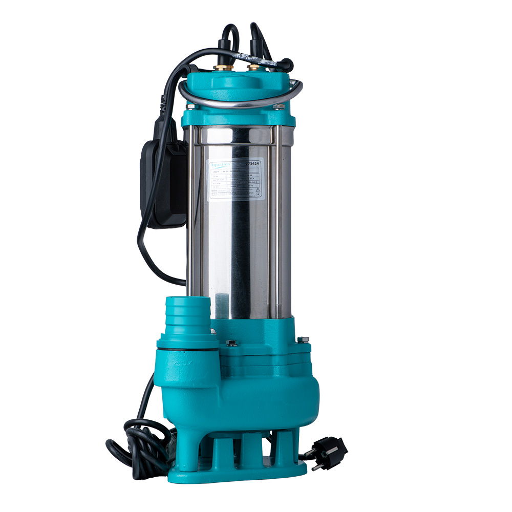 Насос каналізаційний Aquatica 1.5кВт Hmax 23 м Qmax 375л/хв (нержавіюча сталь)