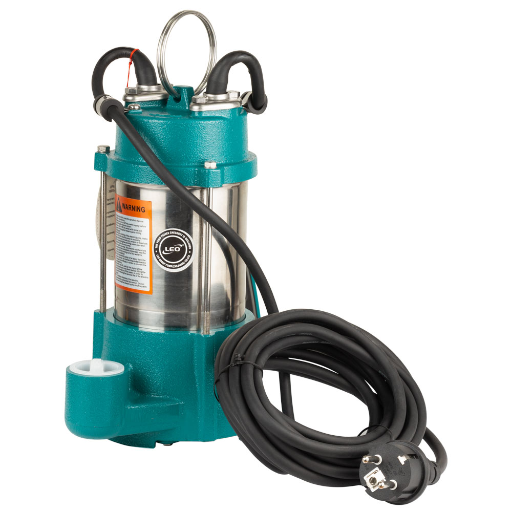Насос Leo дренажний садовий 0.37кВт Hmax 42 м Qmax 35л/хв SPm37A