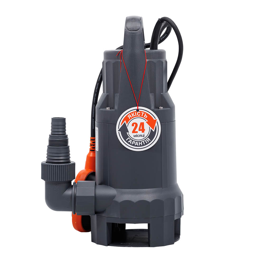 Насос Leo дренажний садовий 0.75кВт Hmax 9 м Qmax 300л/хв (част. до 35 мм)