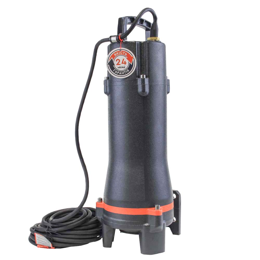 Насос Leo каналізаційний 380В 1.5кВт Hmax 23.2 м Qmax 170 л/хв (з ріжучим механізмом) 3.0 32SWP3.6-23-1.5L/QG