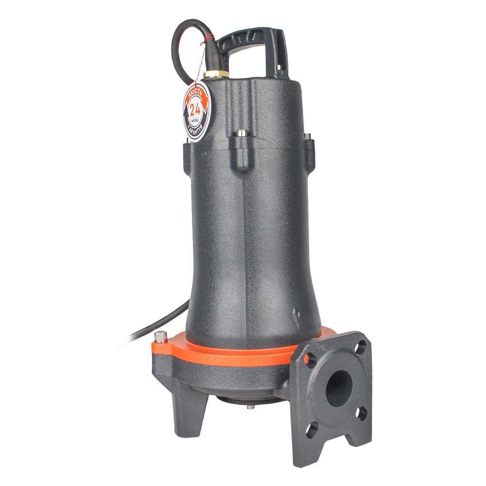 Насос Leo каналізаційний 380В 3кВт Hmax 25.5 м Qmax 430 л/хв (з ріжучим механізмом) 3.0 50SWP12-22-3L/QG