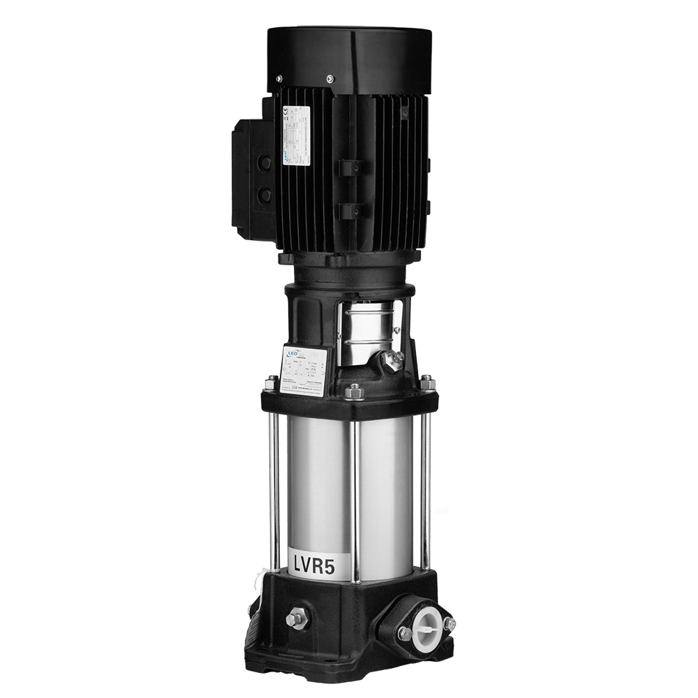 Насос Leo відцентровий багатоступінчастий вертикальний 380В 1.1кВт H 50(40) м Q 142(83) л/хв нерж 3.0 innovation LVR5-8