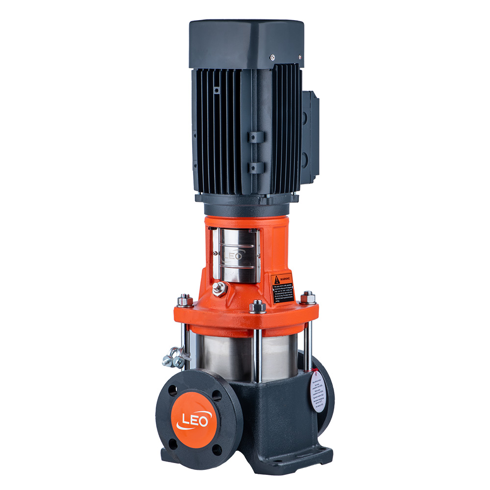 Насос Leo відцентровий багатоступінчастий вертикальний 380В 15кВт H 231(205) м Q 392(250) л/хв нерж 3.0 LVR15-17