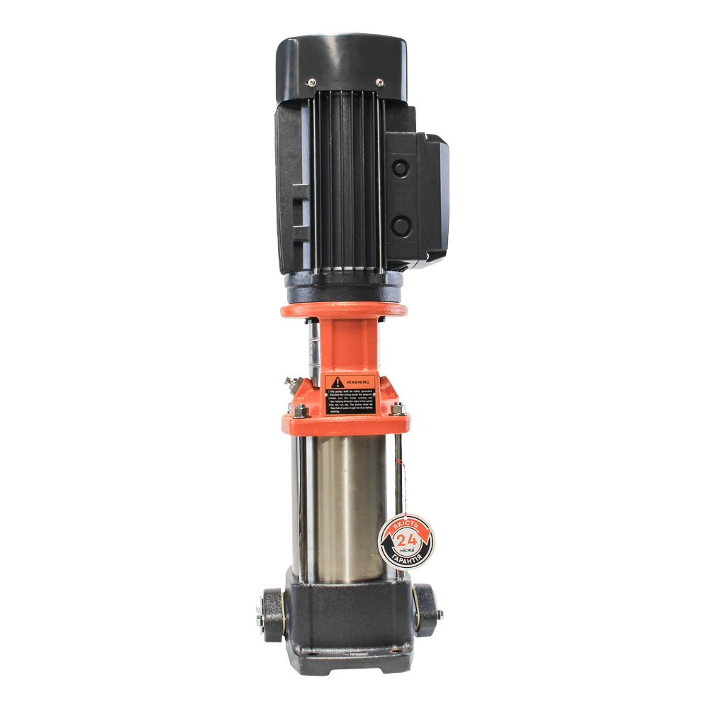 Насос Leo відцентровий багатоступінчастий вертикальний 380В 4кВт H 175(145) м Q 133(67)л/мин нерж 3.0 innovation LVR4-18